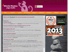 Tablet Screenshot of blissfulmonkey.com